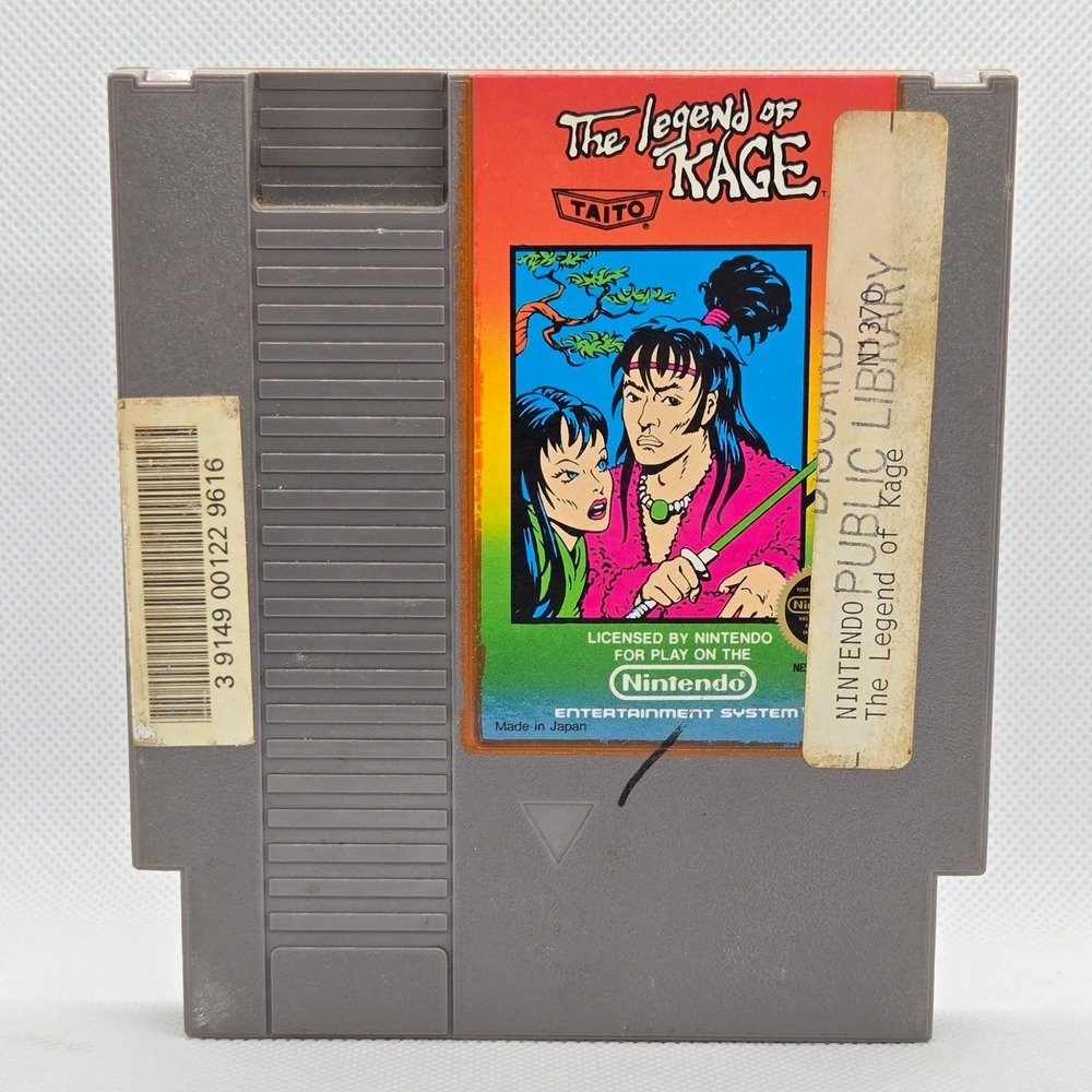 The Legend of Kage Nintendo NES 1987 Tested
